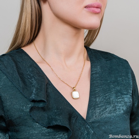 Колье Fiore Luna, Куб SHELL WHITE